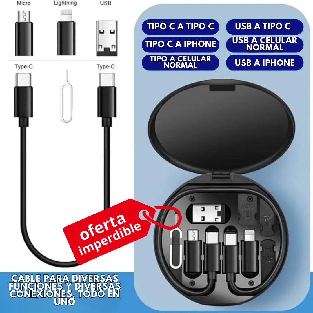 COMBO CableMaster 9X + 🚀 ENVIO GRATIS Y PAGO CONTRAENTREGA 🚚