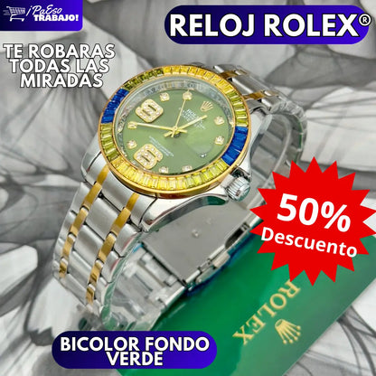 RELOJ ROLEX PIEDRAS RJ2 💎✨ + ENVIO GRATIS Y PAGO CONTRAENTREGA