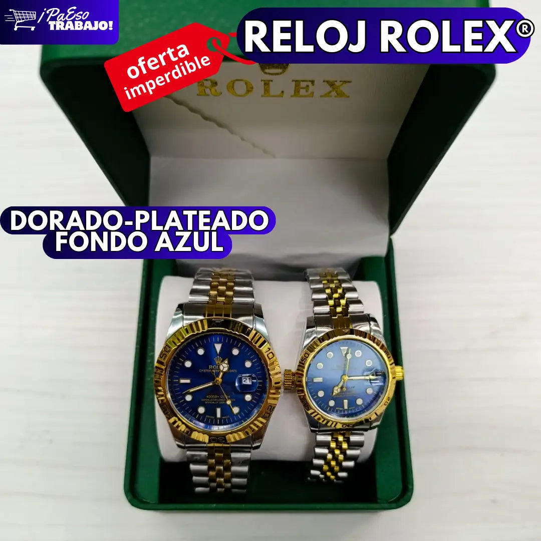 ROLEX PAREJA CON CAJA DE LUJO CONTRAMARCADA 💎✨ + ENVIO GRATIS Y PAGO CONTRAENTREGA