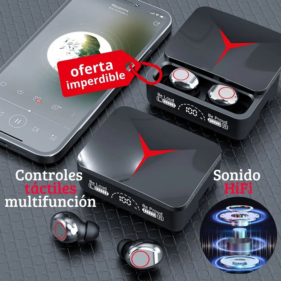 Audifonos M90 PRO®️ Audifonos + Power Bank
